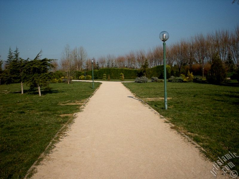 View of Botanical Park in Bursa city of Turkey.
