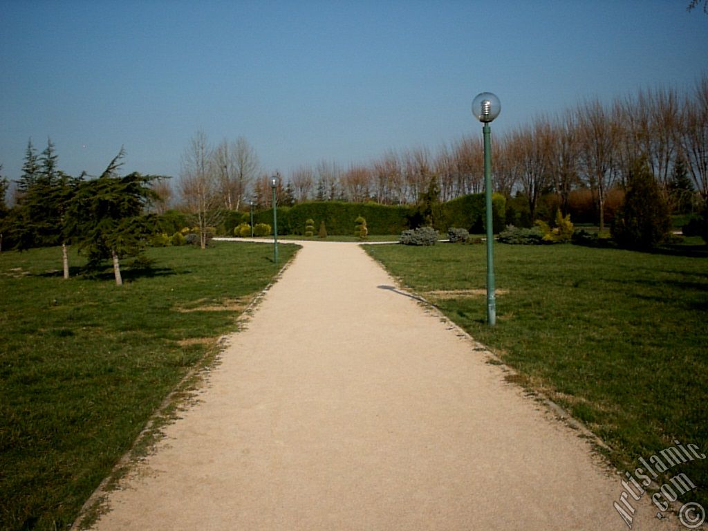 View of Botanical Park in Bursa city of Turkey.
